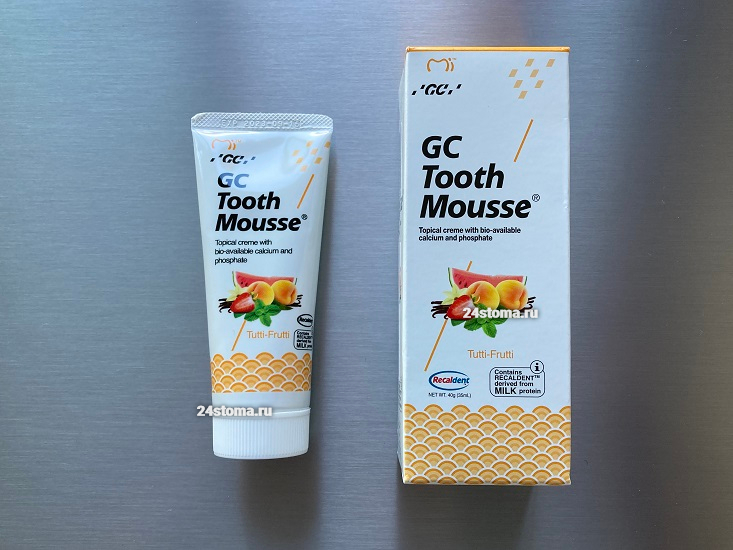 Зубной гель «GC Tooth Mousse» (Тус Мусс)