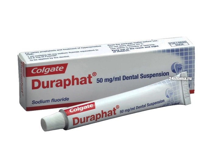 Фтористый лак Colgate Duraphat (содержит 5% фторид натрия)