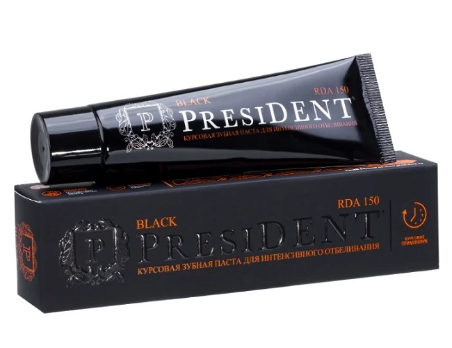 Зубная паста «PRESIDENT Black»