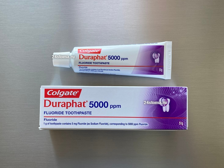 Зубная паста Colgate DURAPHAT (5000 ppm фторида)
