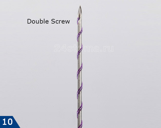 Винтовой тип нитей «Double Screw»